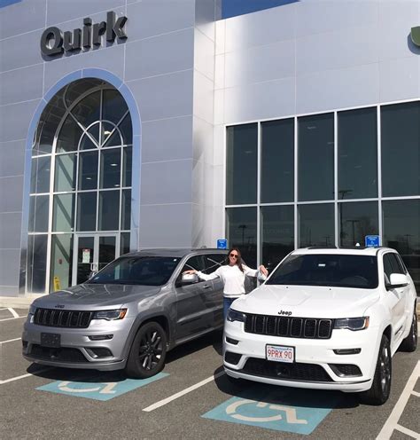 Quirk jeep braintree - Jan 8, 2024 · Quirk Chrysler Jeep in Braintree is the premier Massachusetts Jeep and Chrysler dealer for customers from the South Shore and Greater Boston. Sun.: Closed (88) 